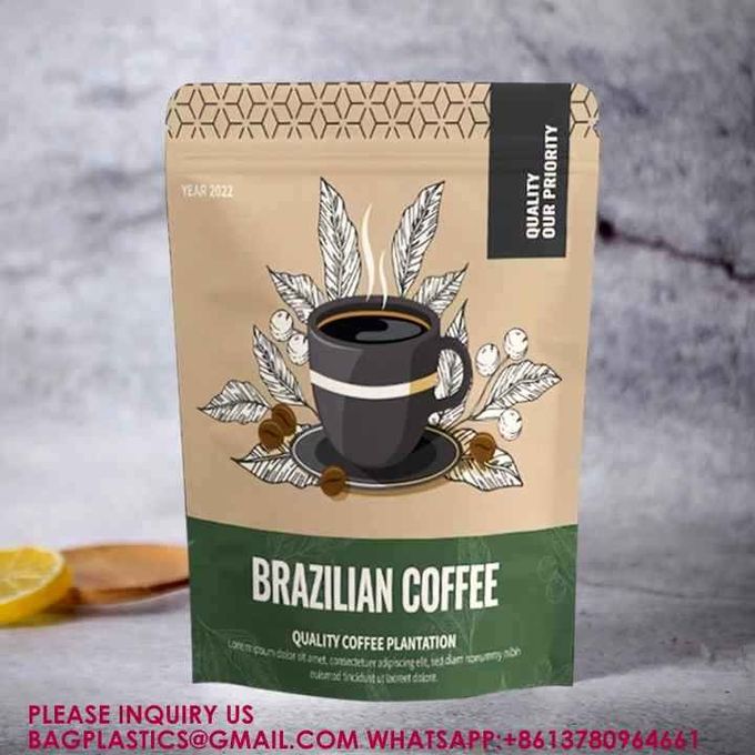 تغليف الحلويات الشاي البسكويت الألومنيوم الأوراق الورقية أكياس التعبئة الذاتية 6