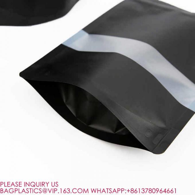 ورق الألومنيوم مايلر الصلبة الألوان المخصصة المقاومة للطفل الحيوية قابلة للتحلل حقائب الزيبلوك 3