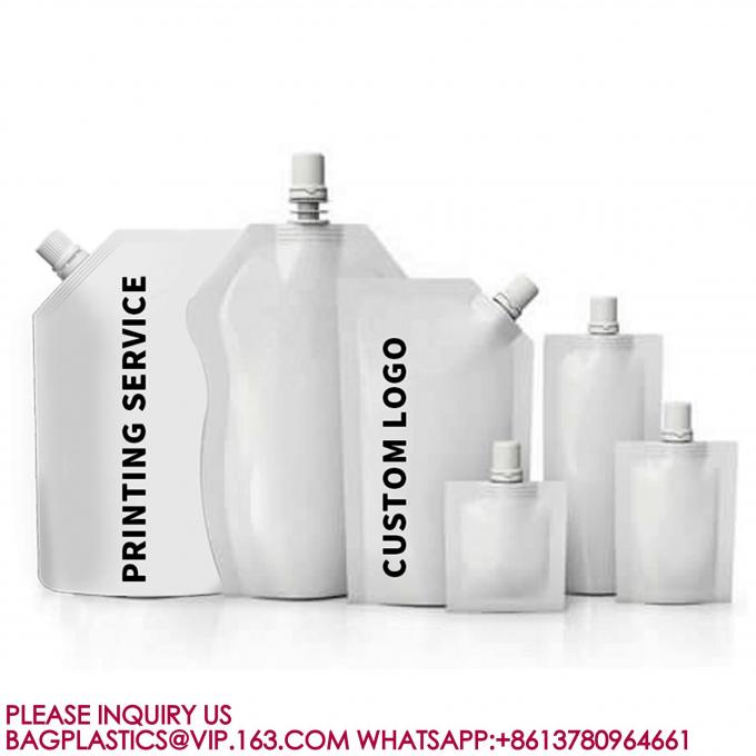 Manufacture Custom Print Liquid Pouches Fruit Juice Jelly Bag Drink Cute Baby Spout Pouch 2
